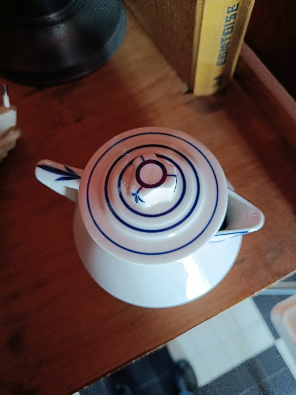 Bayeux earthenware teapot