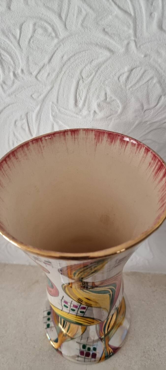 Art deco vase h.bequet quaregnon belgium
