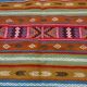 Multicolored Berber kilim rugs in pure wool