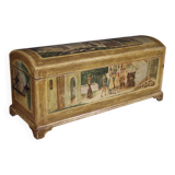 Coffre italien peint du 20e siècle