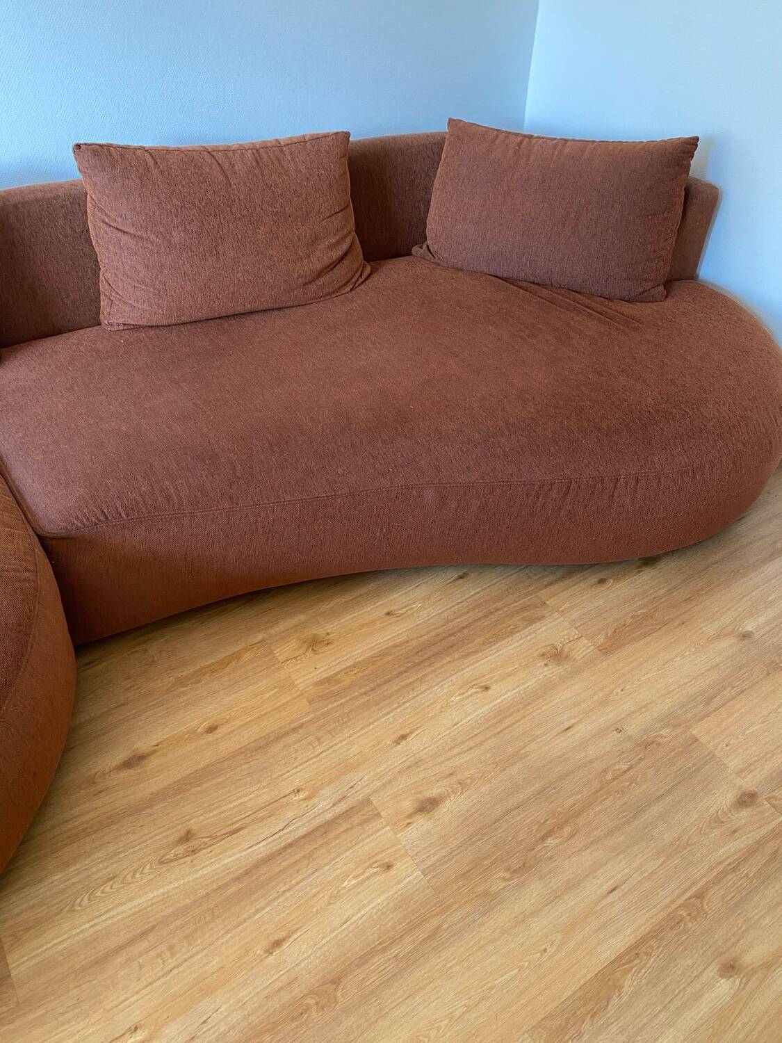 Cagliari rust sofa