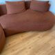 Cagliari rust sofa