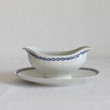 Iron earth gravy boat "Laurus" U&C Sarreguemines