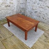 Table basse campagne en chêne