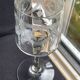 7 ½ crystal guilloche wine glasses – Art Nouveau