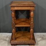 Small Solid Walnut Coffee Table, Louis-Philippe Style – Late 19th Century