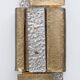 Modern Geometric Murano Glass and Brass Wall Lamp