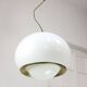 Rare White & Golden Bud Lamp by Luigi Massoni for Guzzini, 1960s