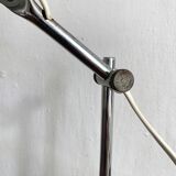 Lampe cocotte , lampe de bureau argentée