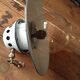 Old gas ceiling light