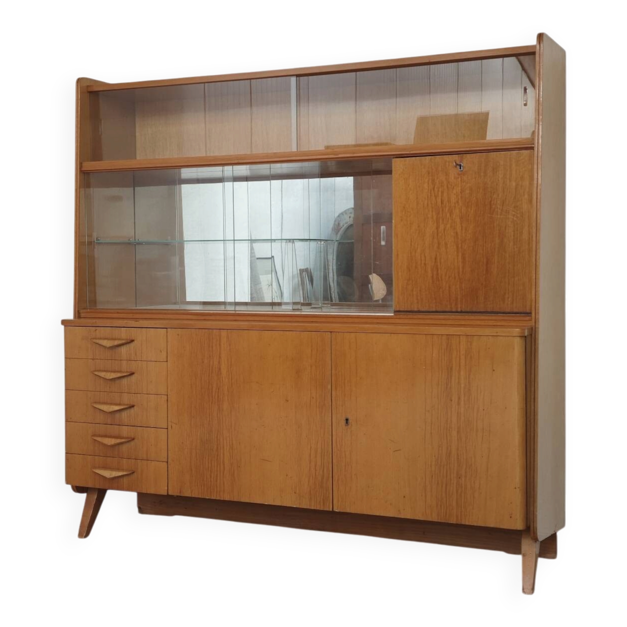 Vintage Czech display cabinet by Frantisek Jirak for Tatra 1960