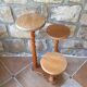 Porte plantes en bois 3 plateaux
