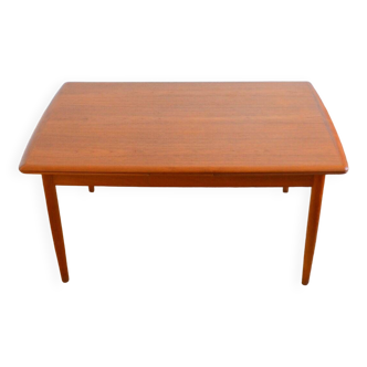 Grande table à manger scandinave avec rallonges 1960s ( 6 à 12 personnes )