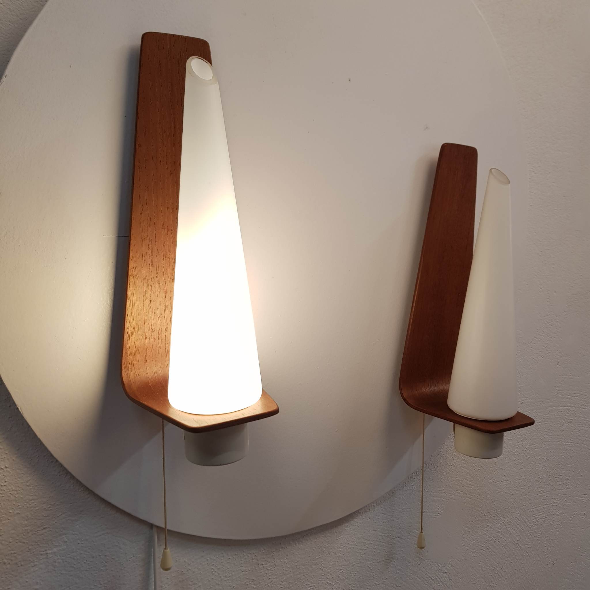 Vintage Danish wall lamps