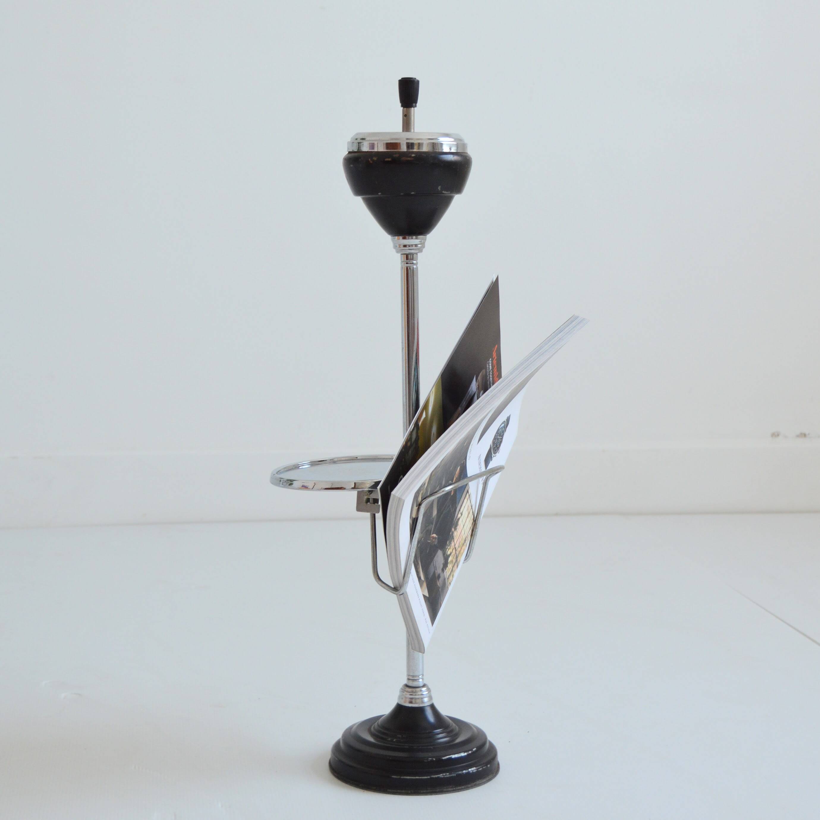 Floor ashtray / Magazine rack 1950 vintage