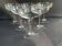 6 Champagne glasses – Cut crystal