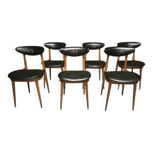 6 Chaises vintage  Licorne - baumann