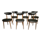 6 Vintage Unicorn Baumann Chairs 1960