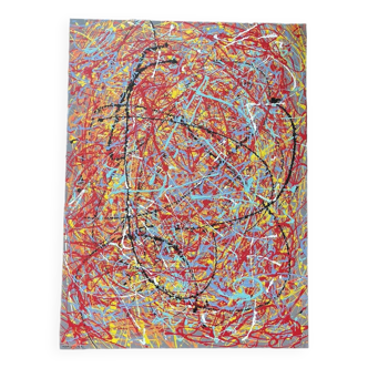 Reproduction on canvas Jackson Pollock