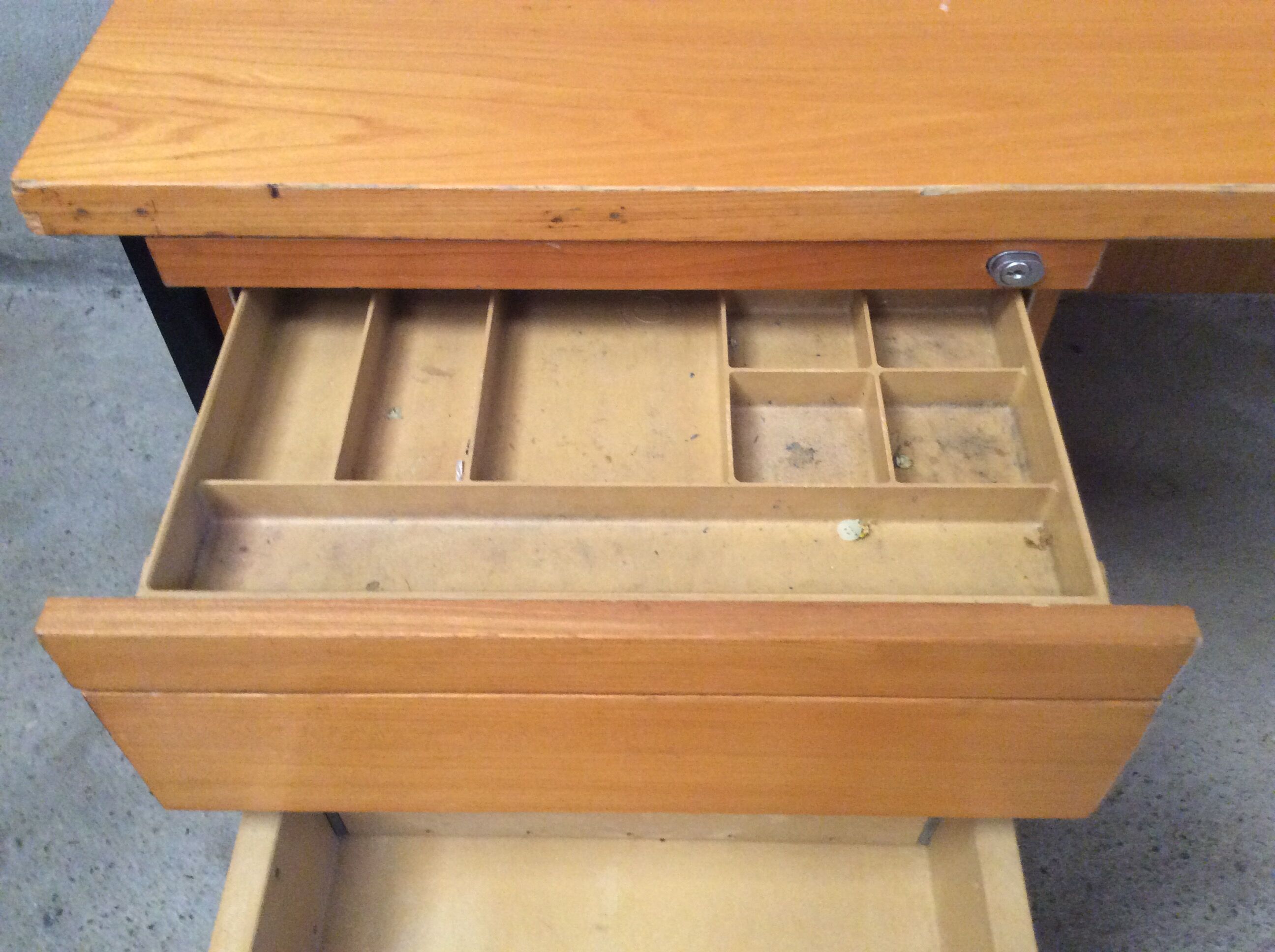 Stella vintage teak desk, 1965
