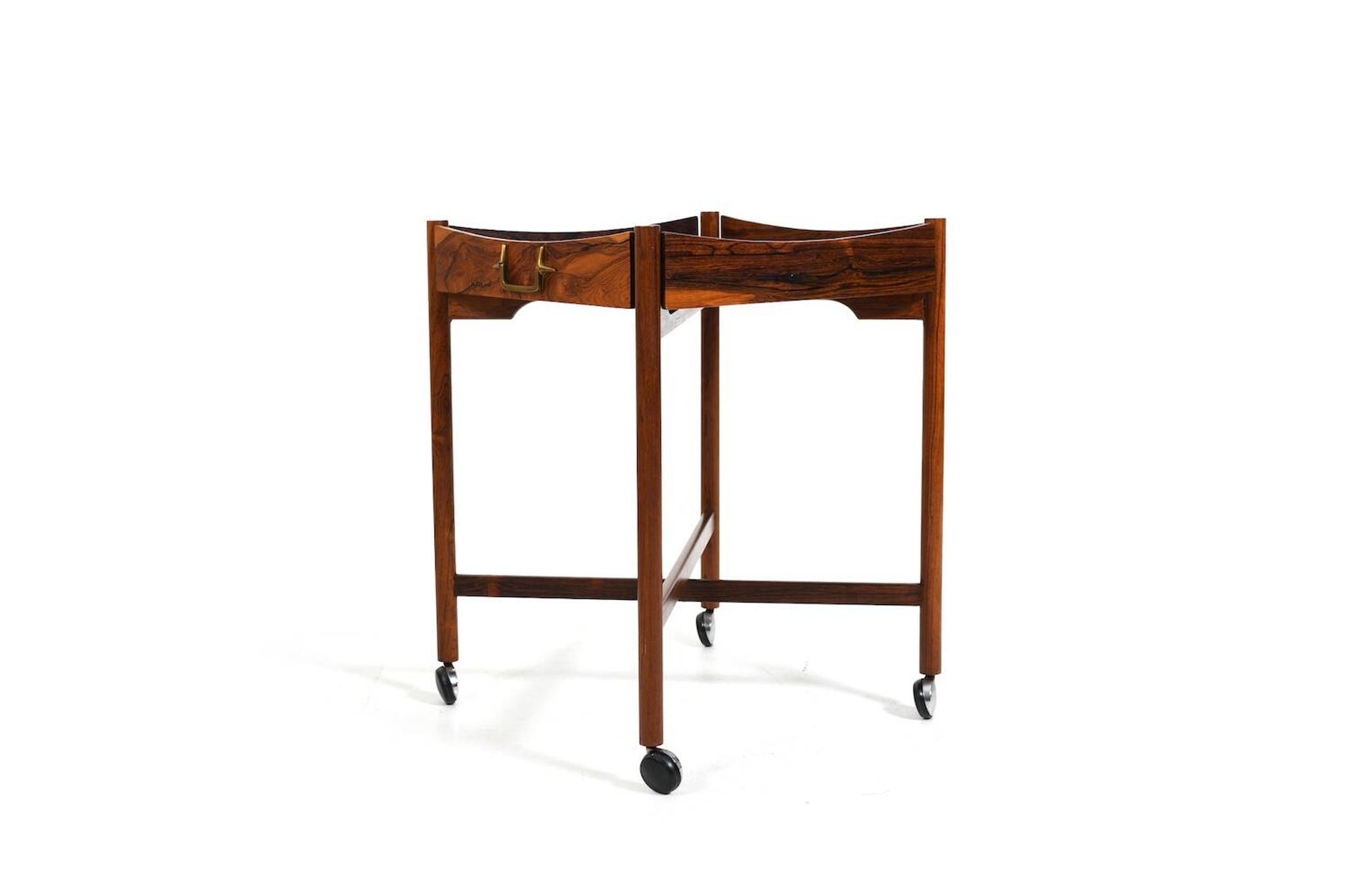 Table pliante à plateau de Mogens Lysell, Danemark, années 1960