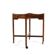 Table pliante à plateau de Mogens Lysell, Danemark, années 1960