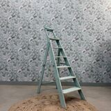 Old patinated stepladder (renovated)