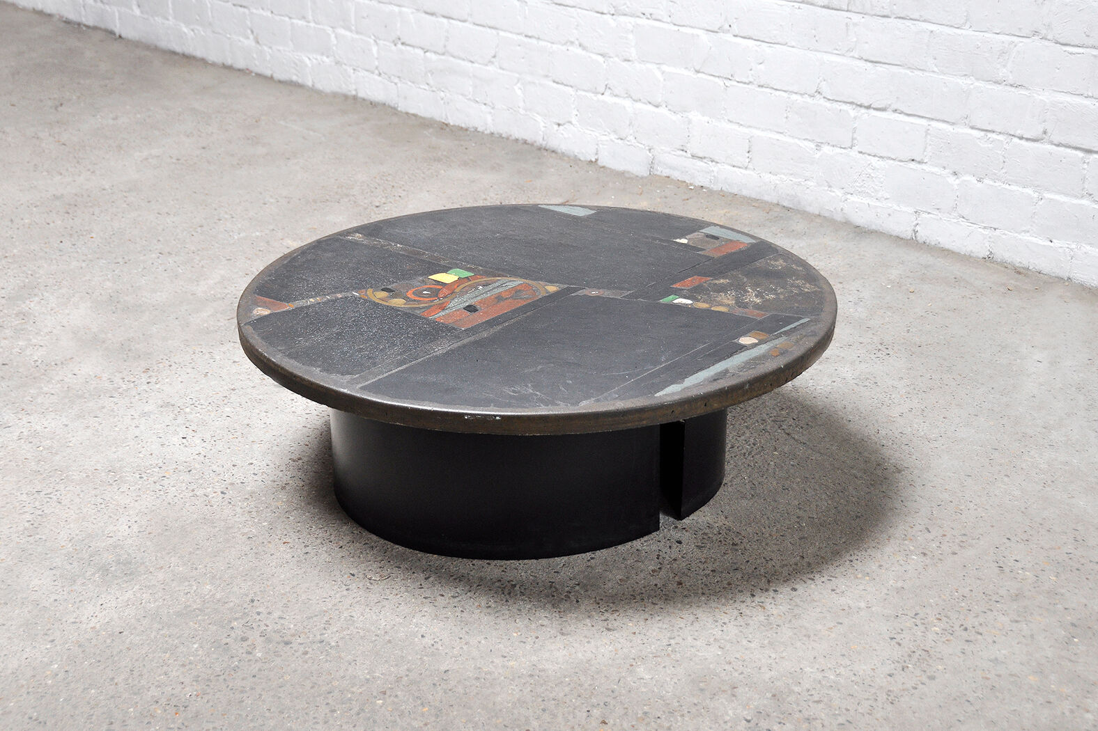 Brutalist Natural Stone Coffee Table by Paul Kingma, 1980
