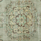 Anatolian handmade vintage rug 246 cm x 173 cm