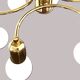 Brass ceiling light in Mid-Century Modern style, Germany, 1970s.