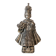 Statuette Jésus Couronné Métal Argenté