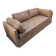 Vintage upholstered 2-seater sofa – embroidered cashmere fabric