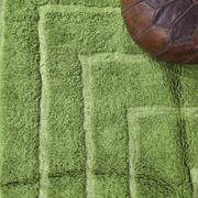 Contemporary Green Carpet - 316 x 242 cm