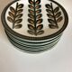 Set of 11 plates Rambouillet Boch 1960