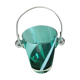 Seau à glaçons verre coloré vert