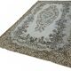 Overdyed Wool Vintage Handmade Carved Rug 169 cm x 288 cm