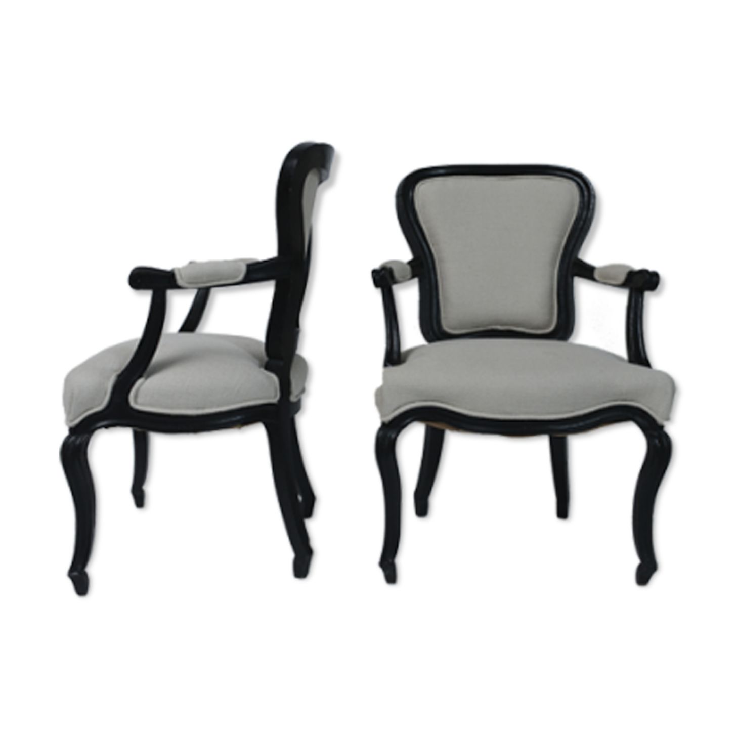 Pair of classic armchairs