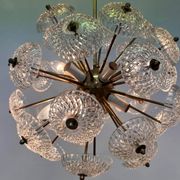 Dandelion, Sputnik chandelier by Kamenicky Senov, 1970