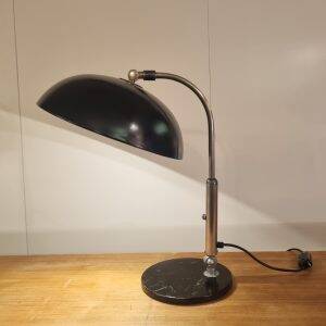 Black desk lamp – Busquets model 144 for Hala Zeist | Vintage design lamp