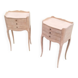 Pair of antique Louis XV style bedside tables