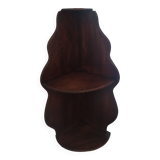 Mahogany corner shelf circa 1900