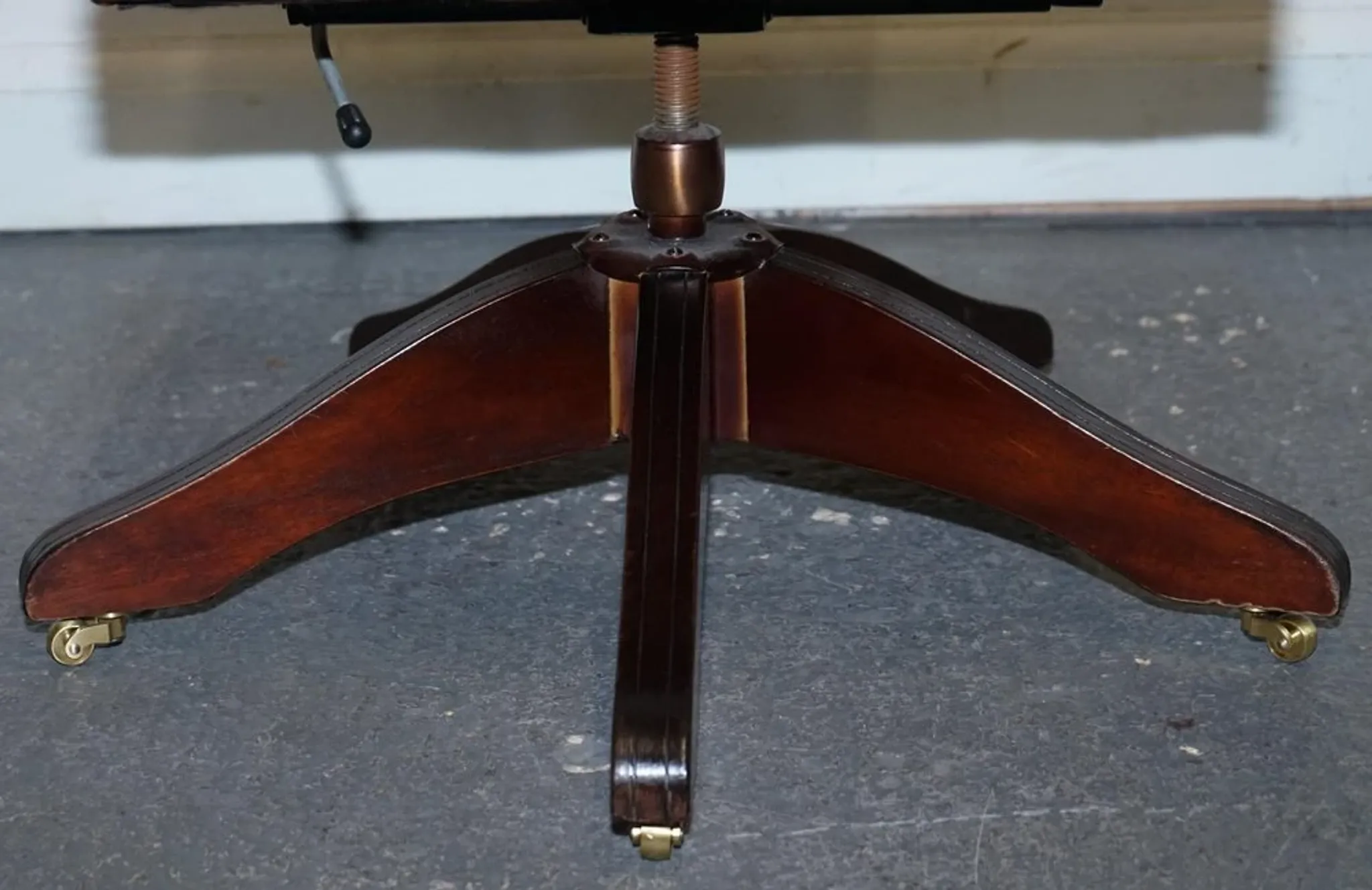 Chesterfield Director's Chair in Brown Cigar Leather