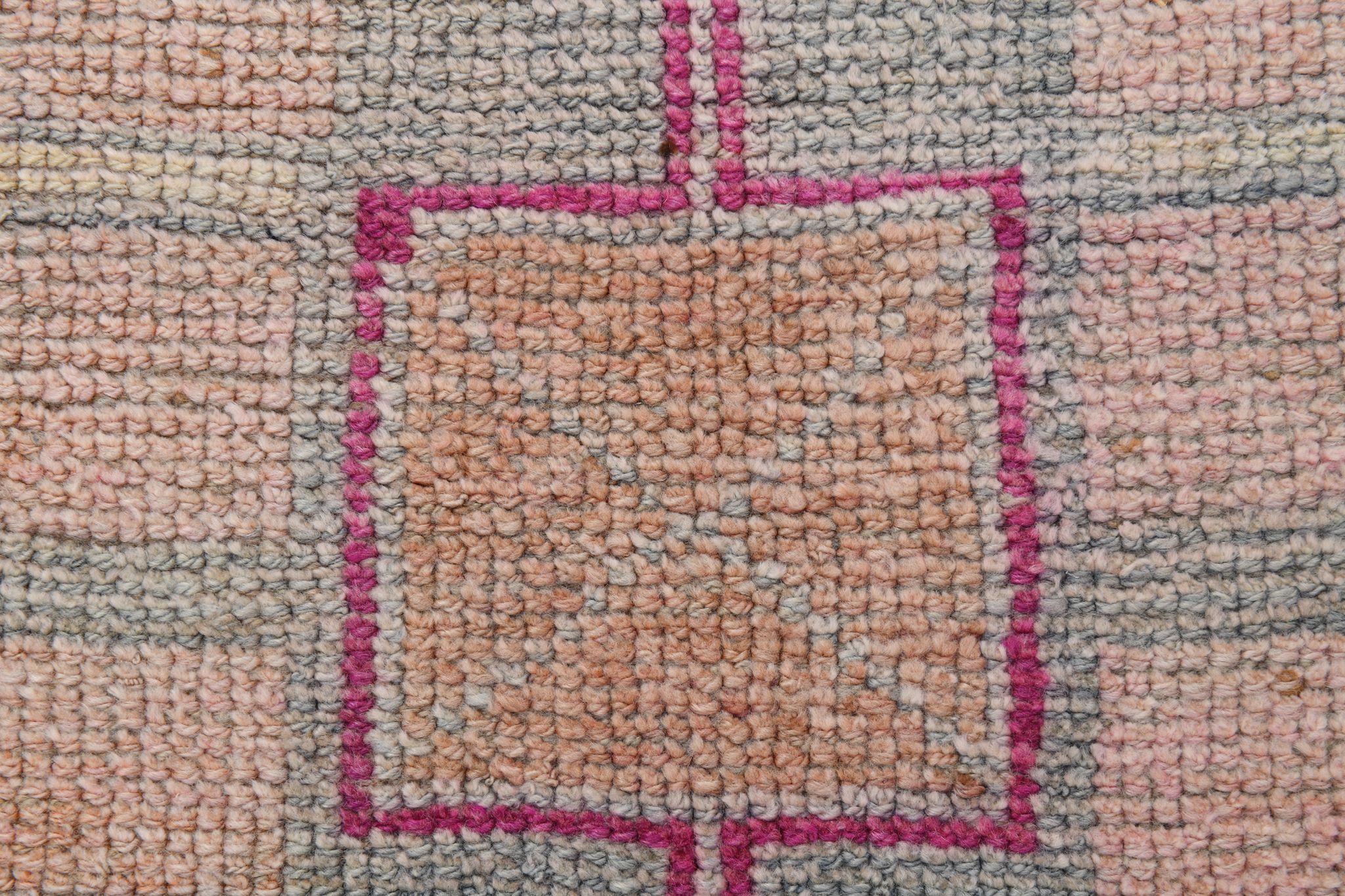 3x10 pastel wool vintage runner rug 309x98cm