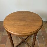 Turned wood table