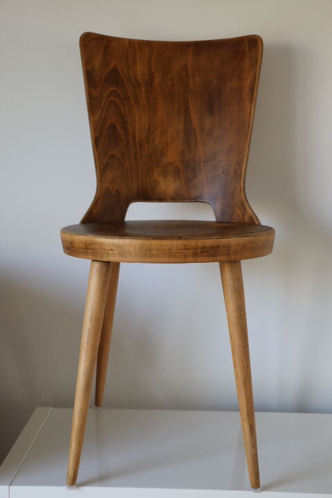 2 chairs baumann "dove" clear beech