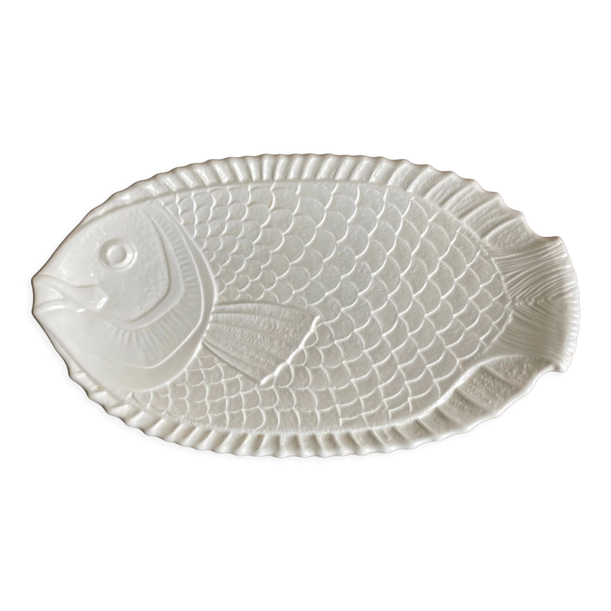 Ceramic centerpiece fish XXL Italy 1960