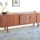 Teak sideboard by Nils Jonsson * 220 cm