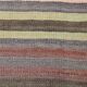 Tapis kilim turc à motifs tribaux géométriques gris et anthracite, 153 x 220 cm