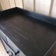 Low wooden entrance furniture