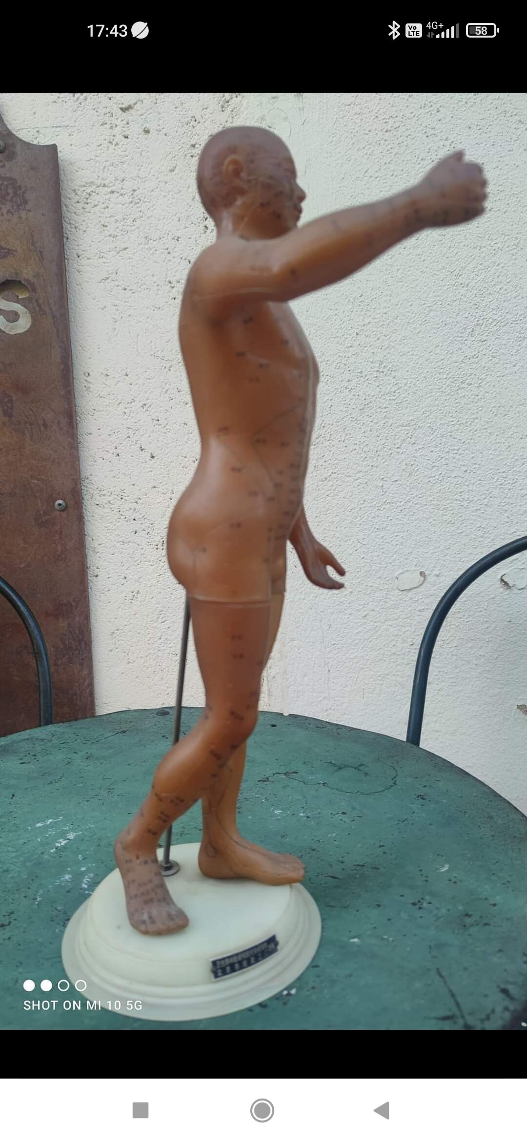 Acupuncture mannequin circa 1960